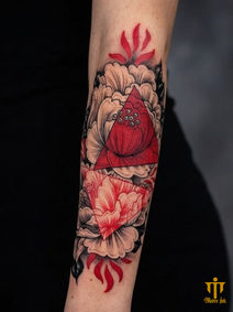 Geometric Peony