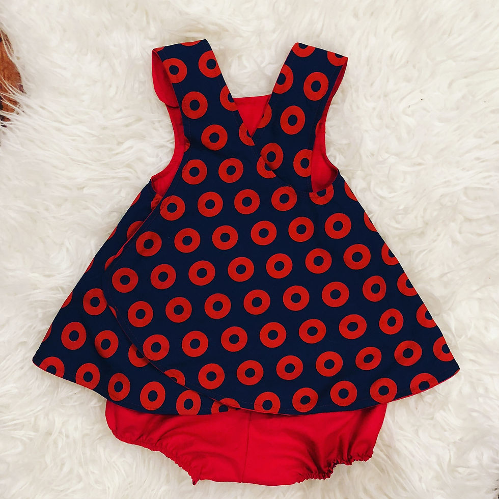 Thumbnail: Phish Pinafore Dress- Fishman Donut Dress