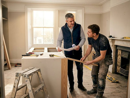 Renovation manager and carpenter in West London home