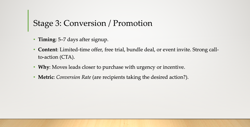 A presentation slide