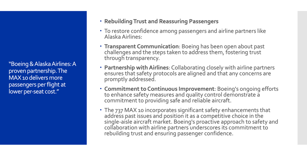 A presentation slide