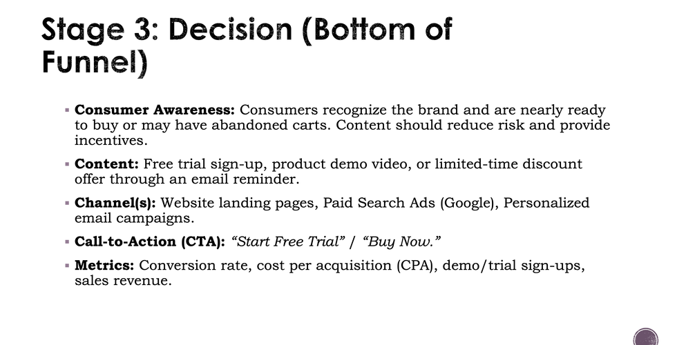 A presentation slide