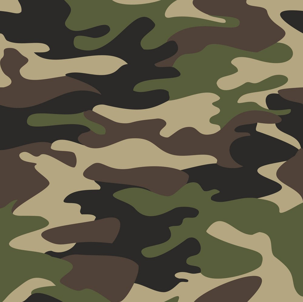 Camouflage Pattern Vinyl 12" x 12"
