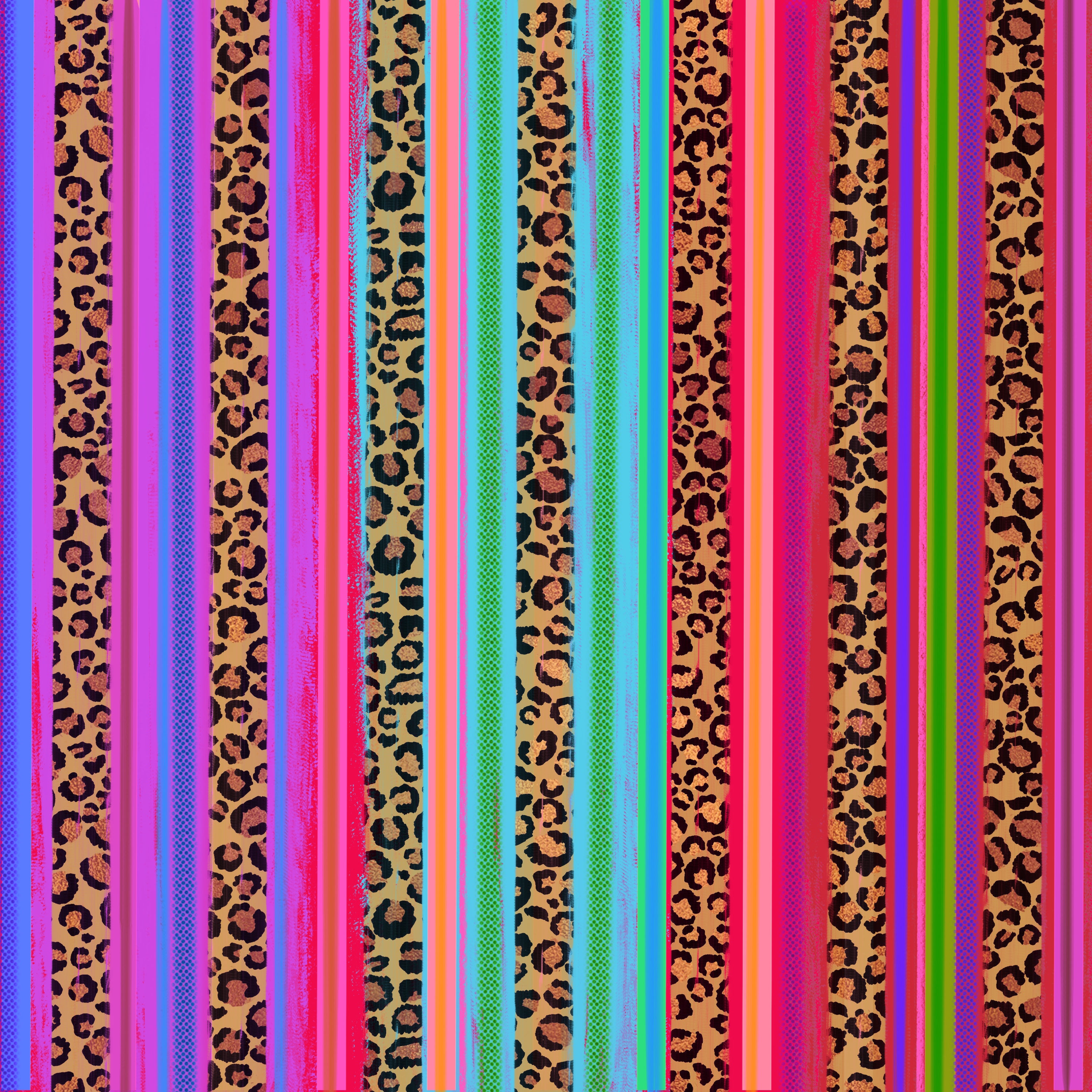 Serape Cheetah Pattern Vinyl 12" x 12"