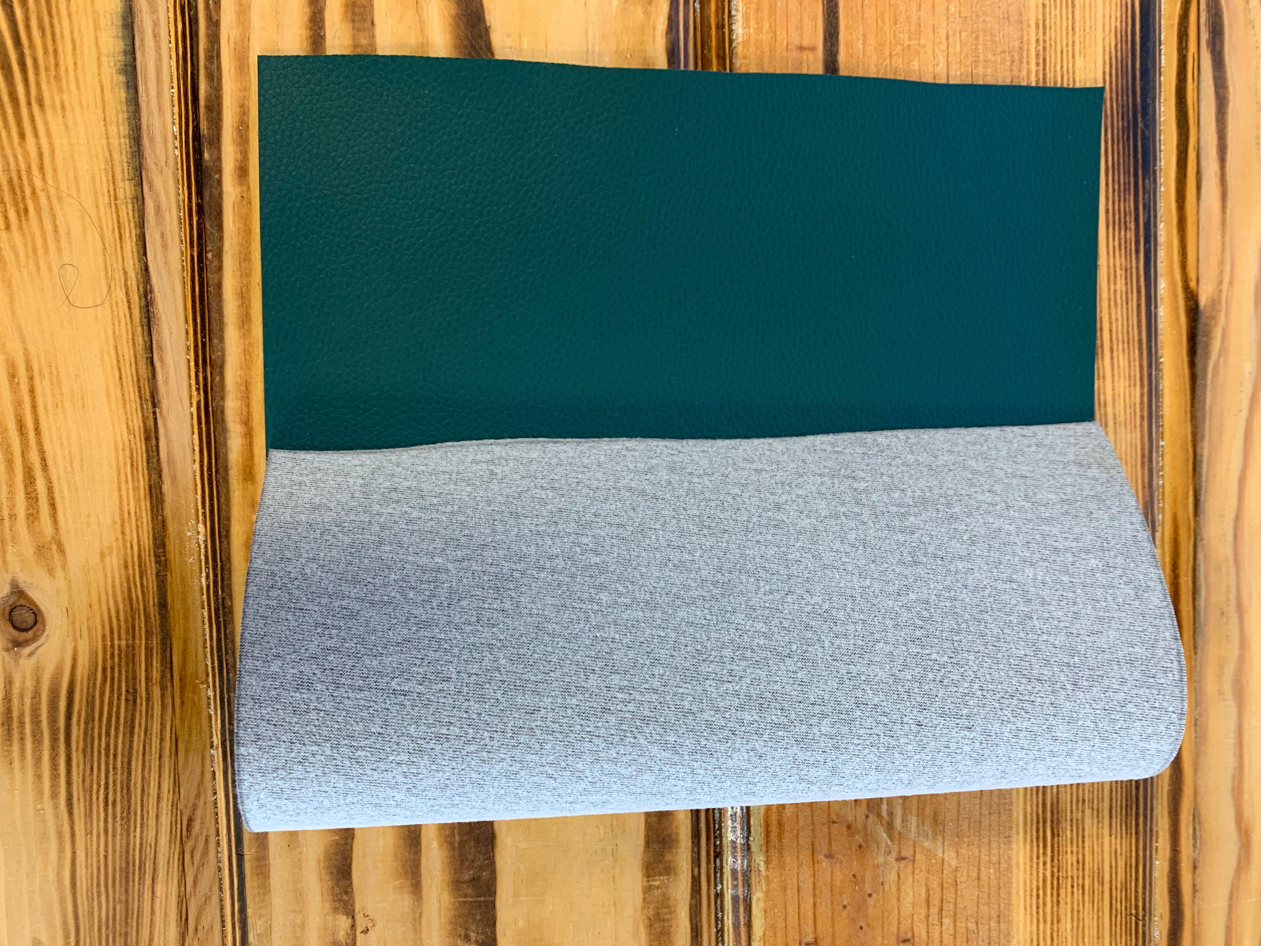 Faux Leather Sheet 8" x 12" Dark Green