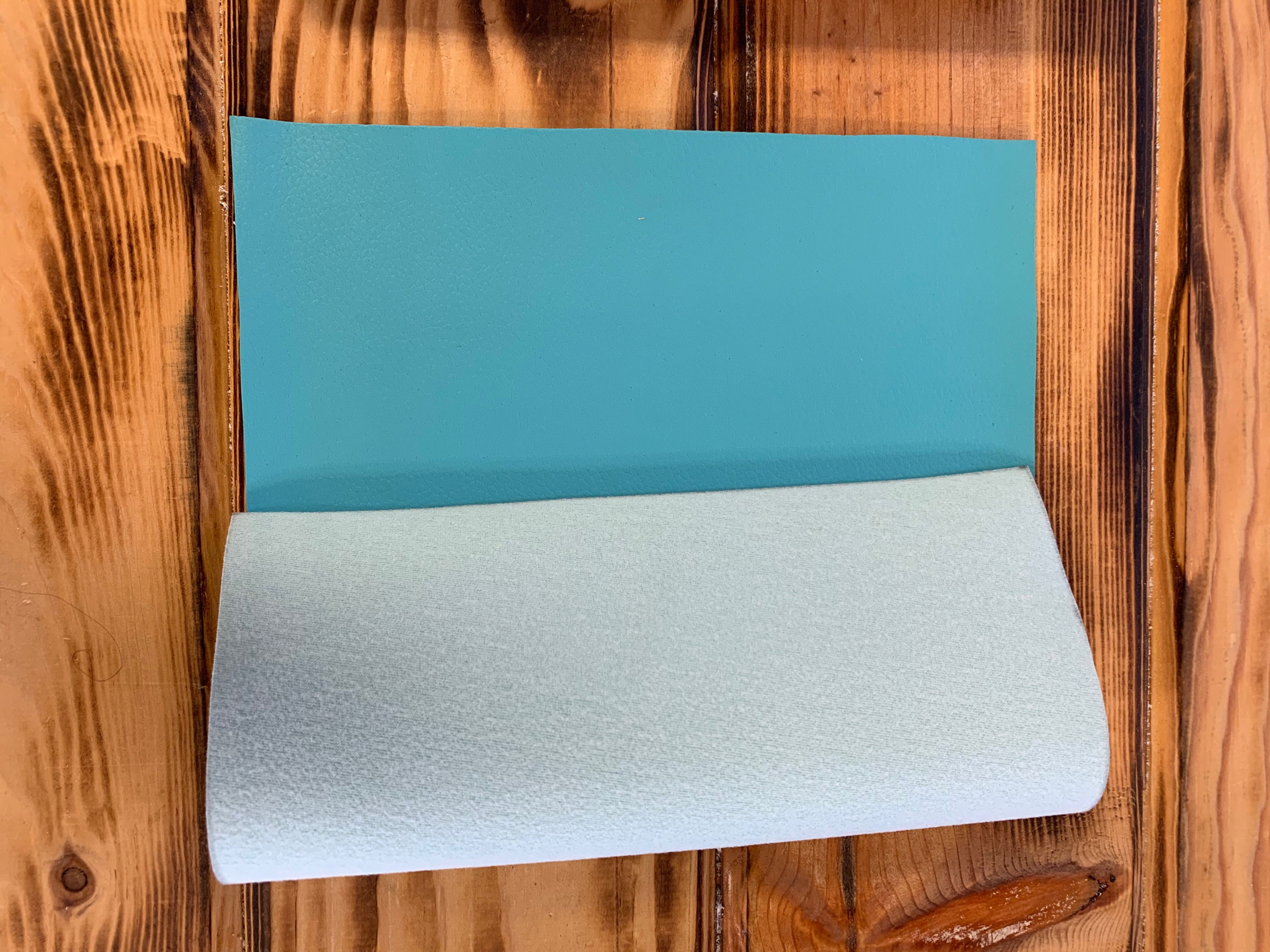 Faux Leather Sheet 8" x 12" Seafoam Blue