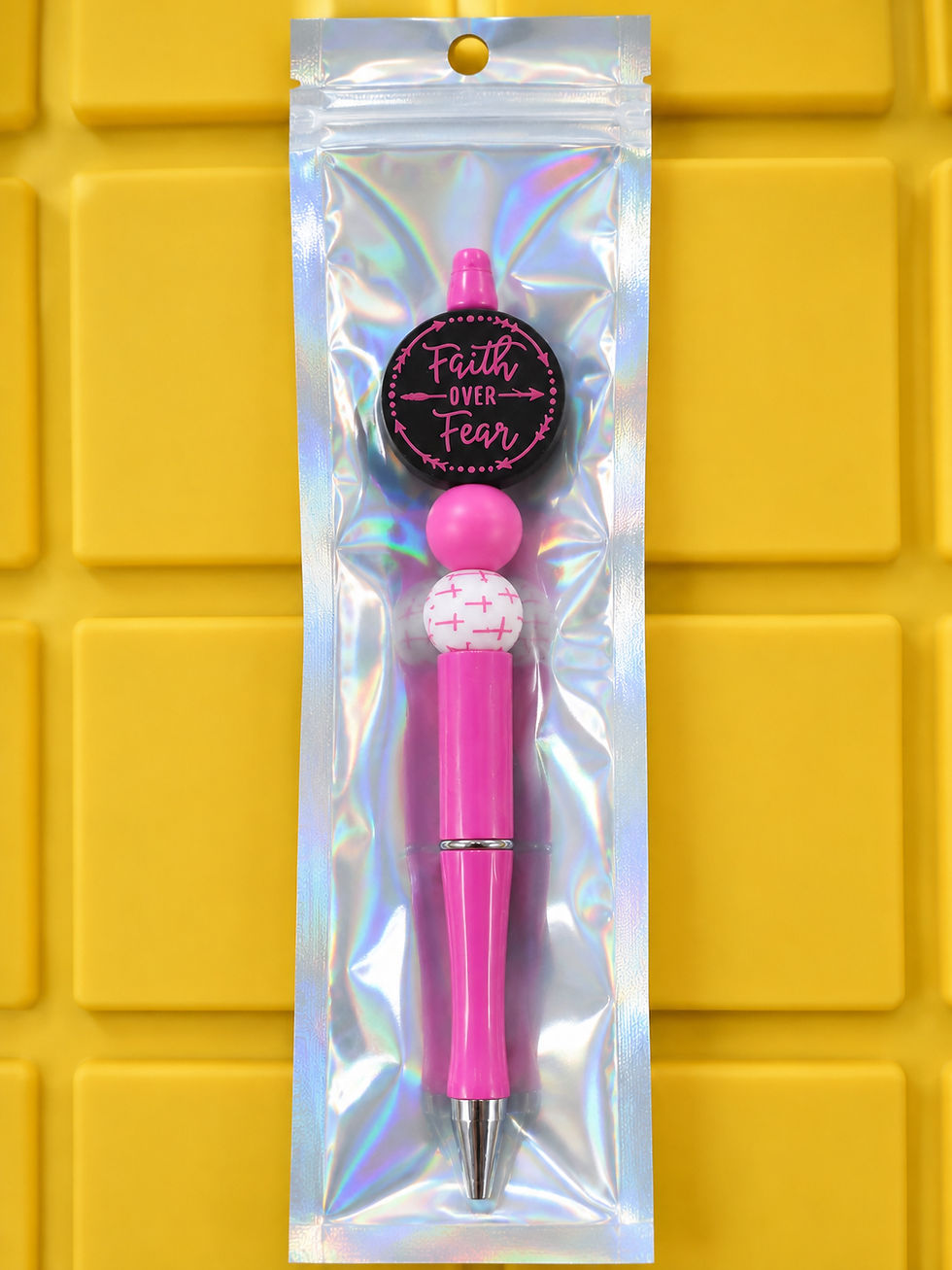 Thumbnail: Faith Over Fear Beaded Pen
