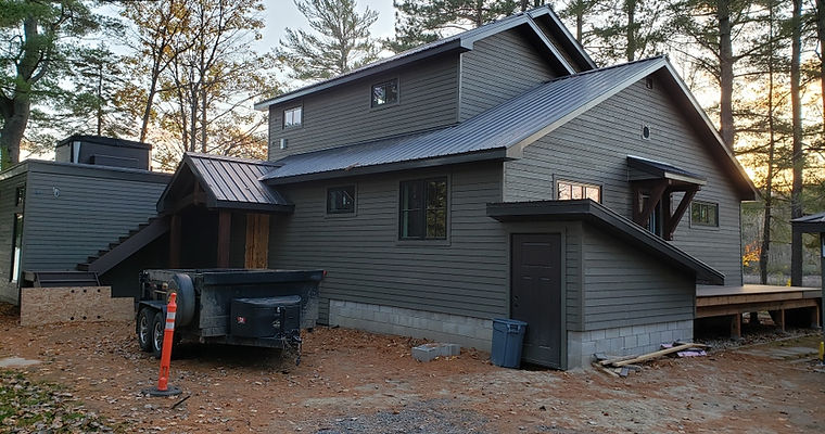 Steel Roof and Maibec Siding