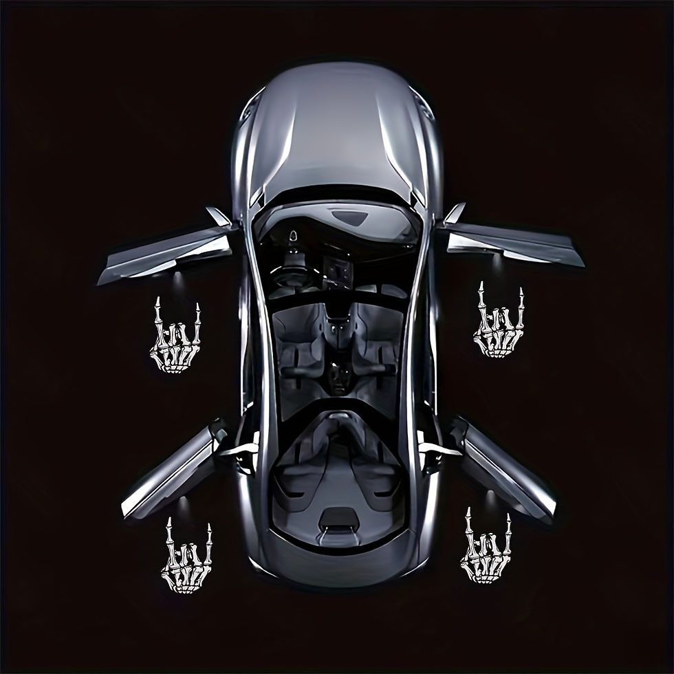 Thumbnail: Arm Skull Finger Pattern Car Door Welcome Projector LED Shadow Light, Arm Skull 