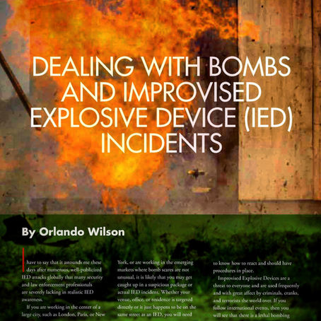 Dealing With Bomb & IED Incidents - Counter Terrorist Magazine