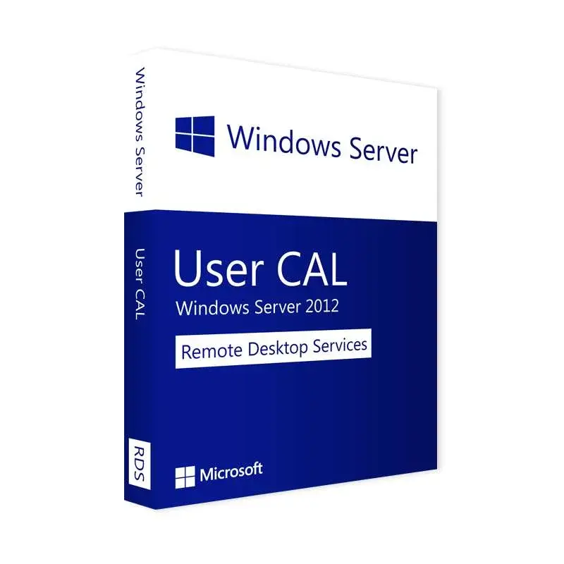 Microsoft Windows Server Remote Desktop Services 2012 User CAL, RDS CAL, 5 CALs