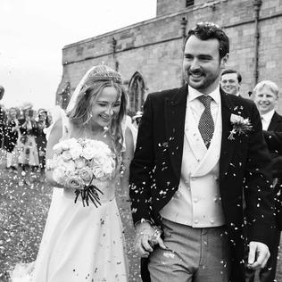 Marquee wedding at Bamburgh Castle , Northumberland, On the Day Wedding Co-ordination by N