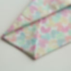 Thumbnail: Colorful pastel hearts cotton pet bandana for dogs and cats pattern detail