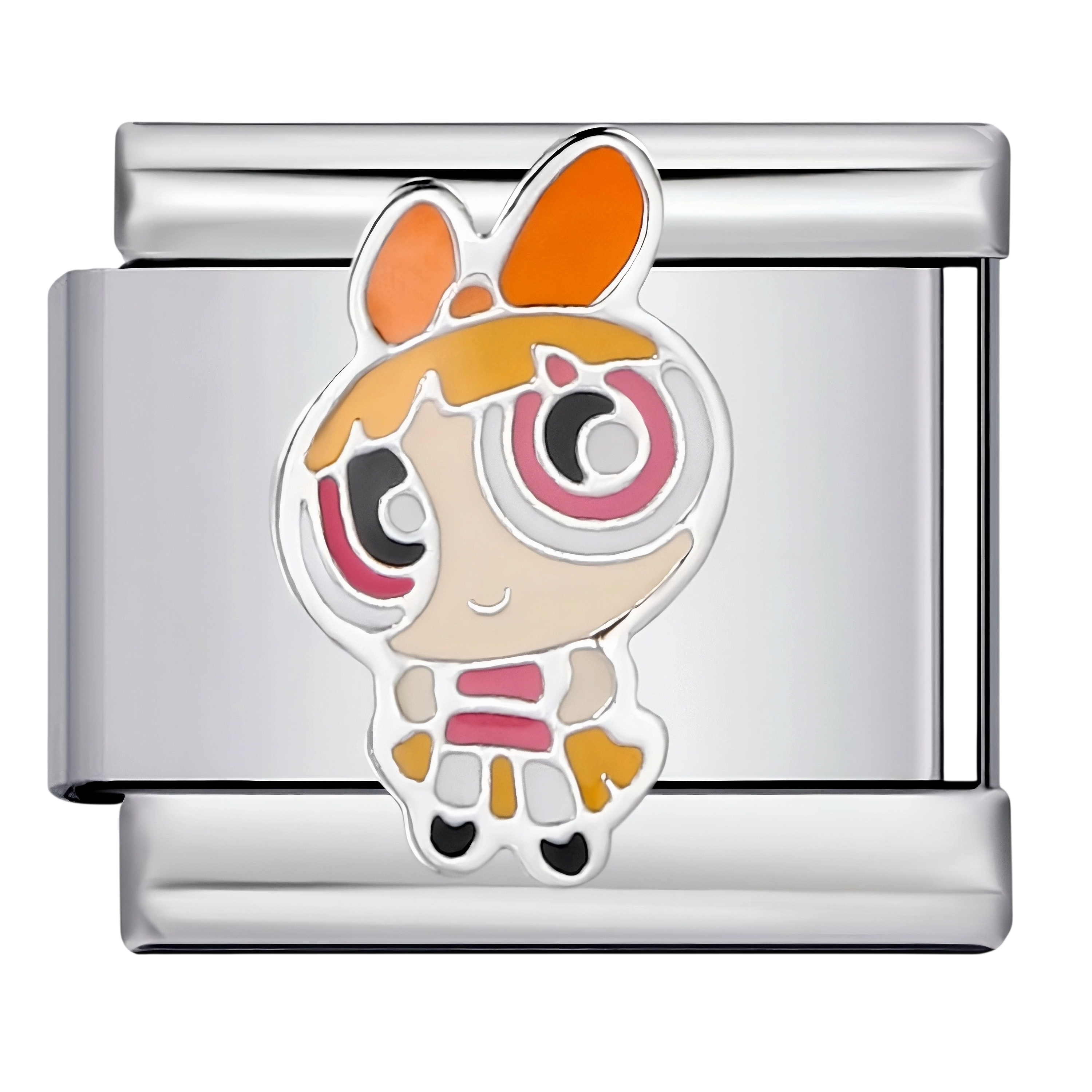 Charm Italiano Plateado Chica Bombon