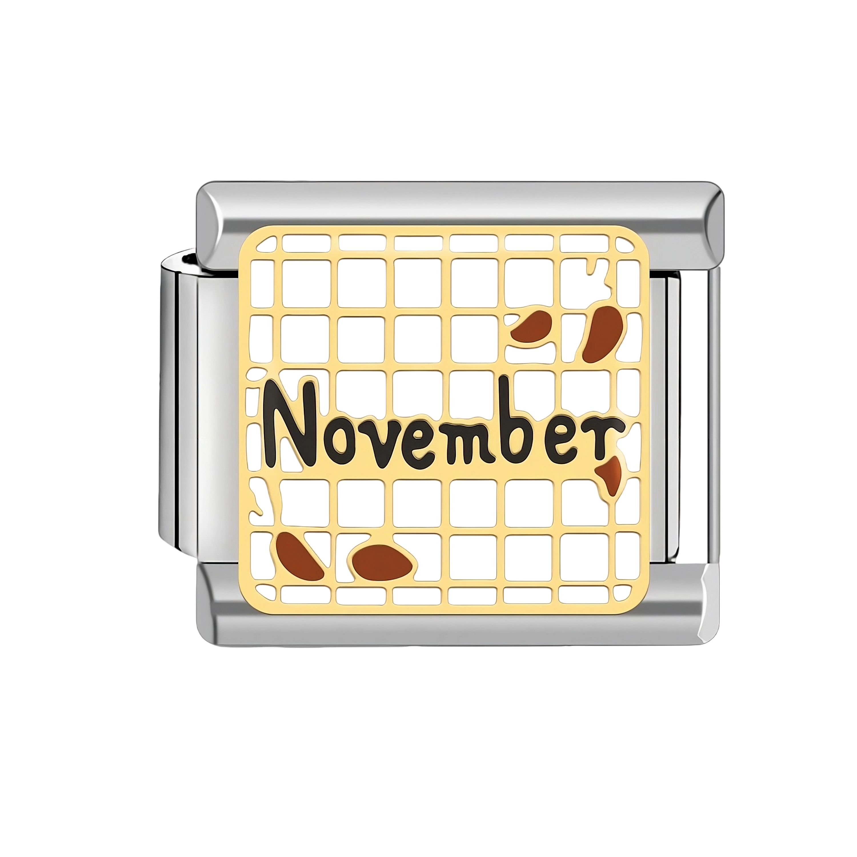 Charm Italiano Plateado November