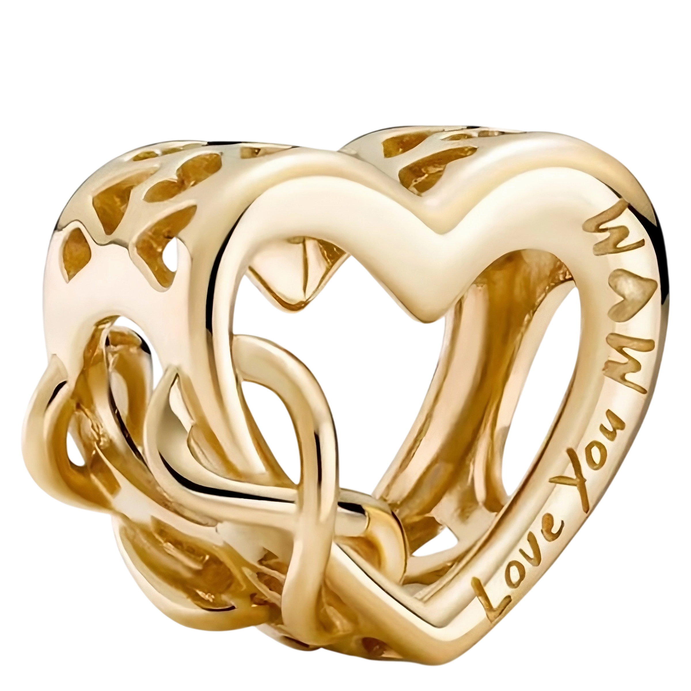 Charm Dorado Te Amo Mamá
