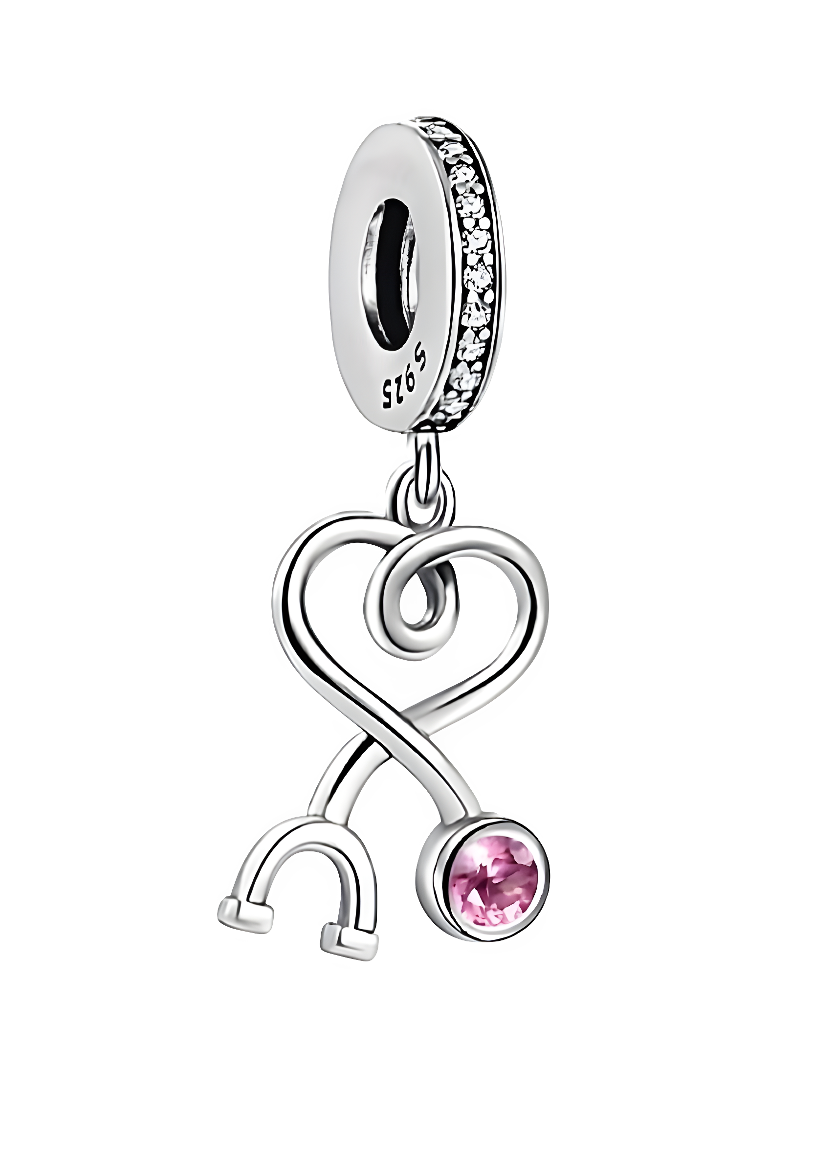 Charm Estetoscopio Corazón