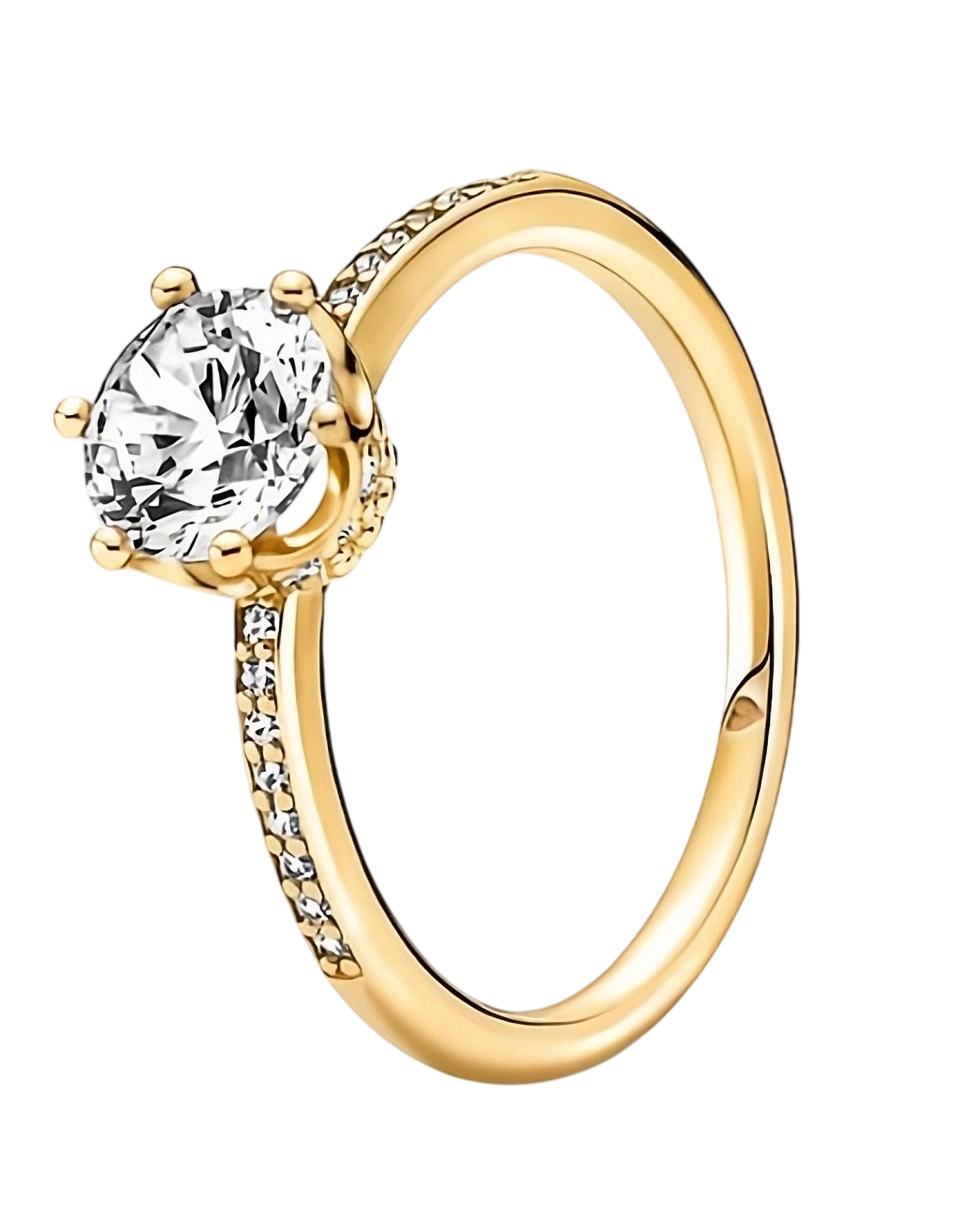 Anillo Dorado Adiamantado