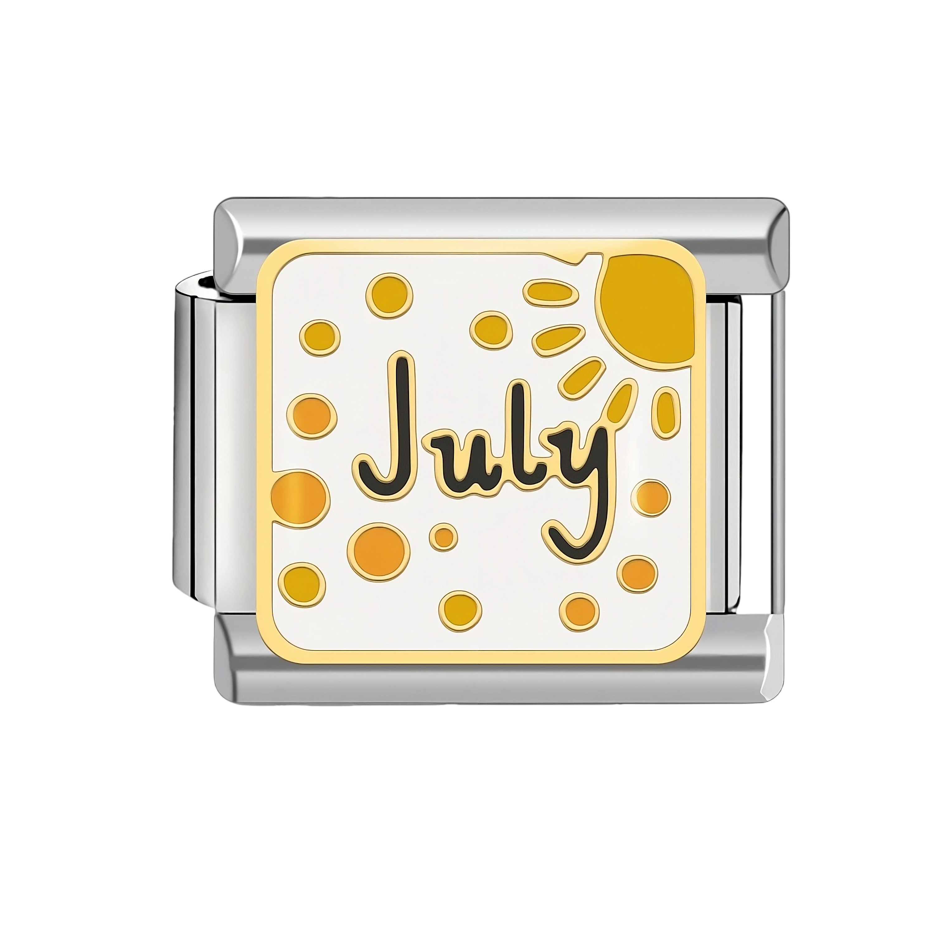 Charm Italiano Plateado July