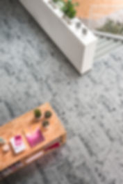 CTB Plank carpet tiles and desk