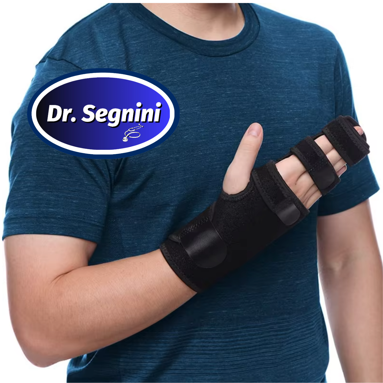 Relief 4 Fingers Cushion Elastic Strap Breathable Fastening Design finger