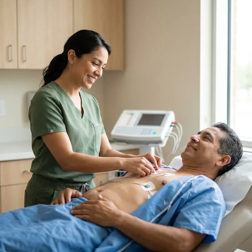 electrocardiograma ECG EKG electrocardiografia corazon en saint cloud