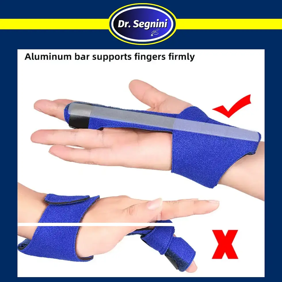 Thumbnail: Relief Finger Trigger Splint Brace Straightening Curved Locked Mallet Unisex ⭐✅