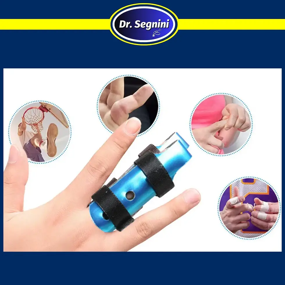 Miniatura: ALUMINUM FOAM SUPPORT HAND TRIGGER BROKEN FINGER SPRAIN JOINT IMMOBILIZATION