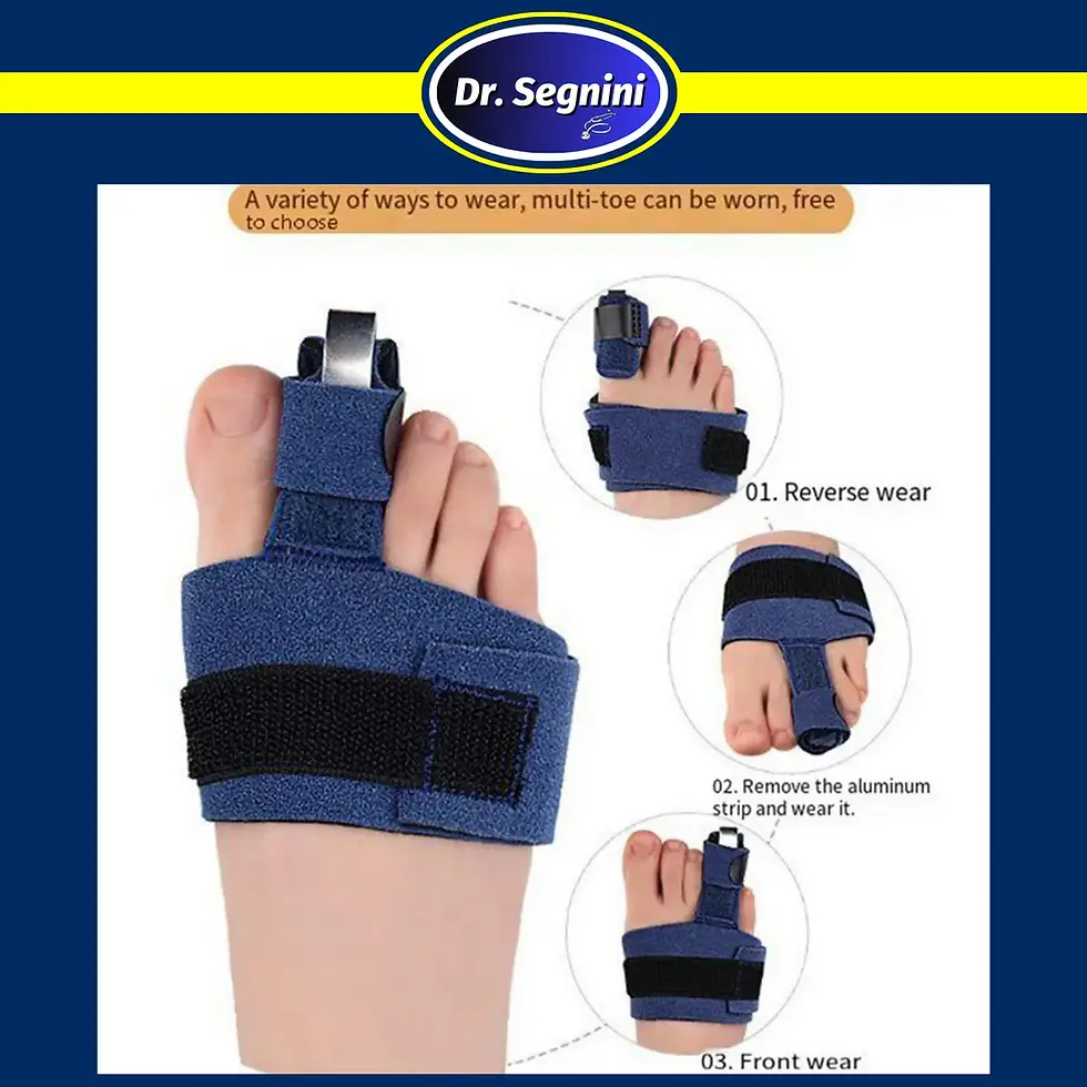 Miniatura: 1 Pcs Toe Corrector Adjustable Splint Straightener Brace Supportt