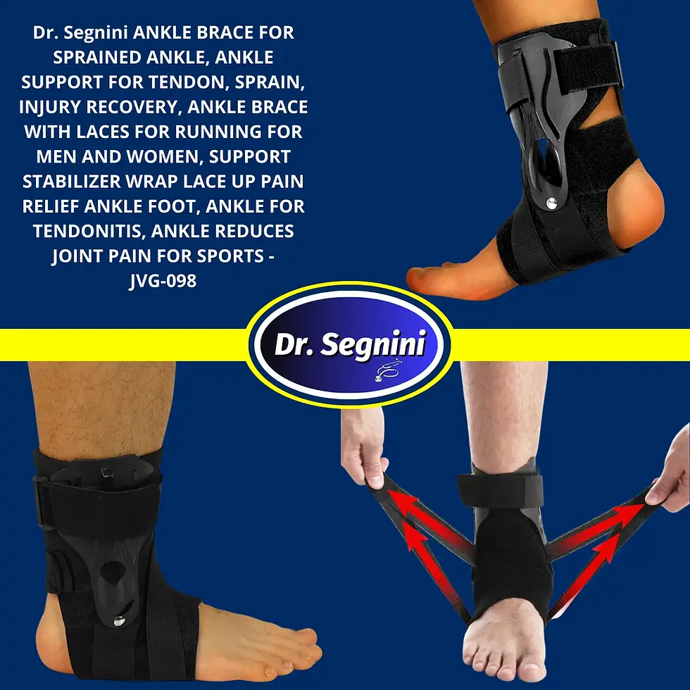Thumbnail: ANKLE BRACE COMPRESSION SUPPORT STABILIZER WRAP LACE UP PAIN RELIEF FOOT✅JVG-098