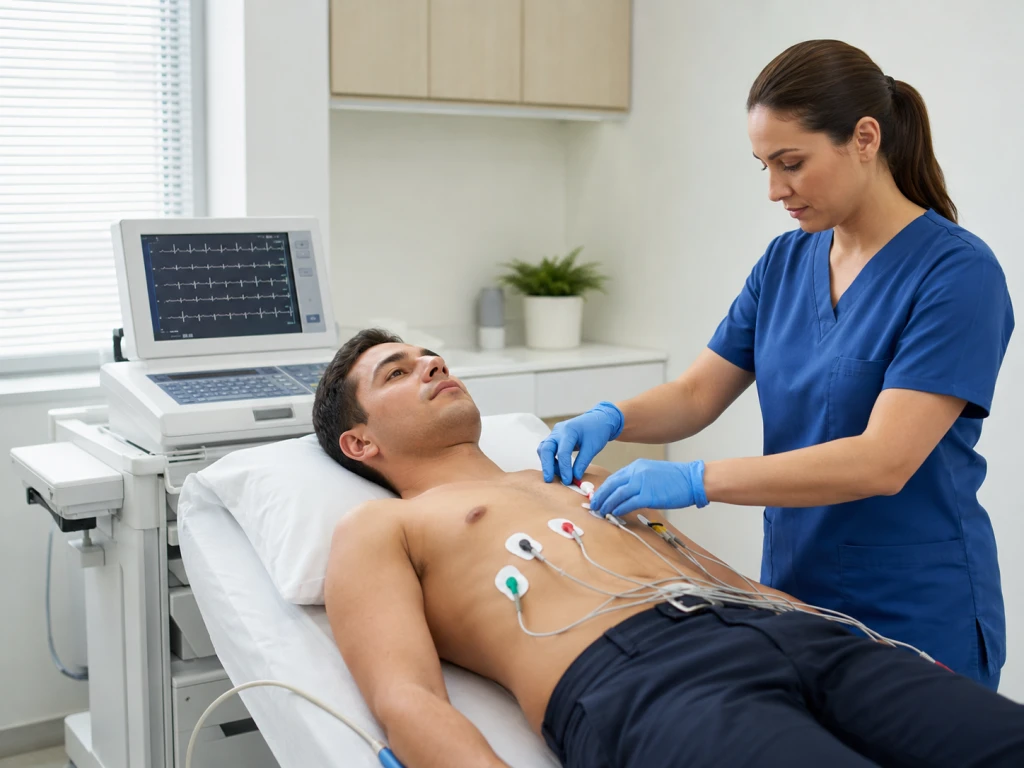 electrocardiograma ECG EKG electrocardiografia corazon en saint cloud