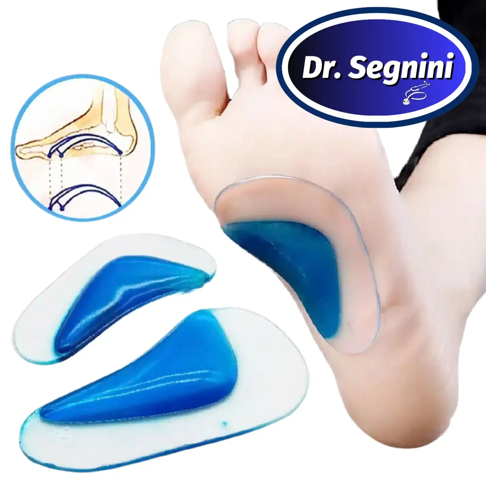 KIDS ORTHOTIC INSOLE ARCH SUPPORT SILICONE CHILDRE FLAT FOOT CORRECTOR SHOE GEL