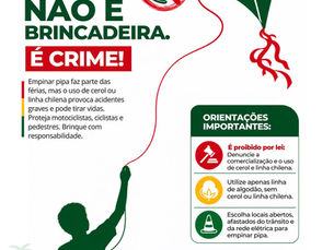 CEROL NÃO É BRINCADEIRA. É CRIME!