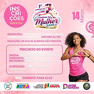 CORRIDA DA MULHER 5KM - 5MIL EM PREMIAÇÕES