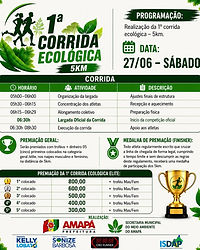 VEM AÍ A 1ª CORRIDA ECOLÓGICA – 5 KM!