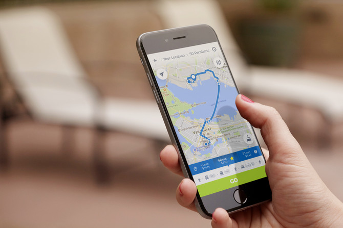 New App pitches at Globe Forum today: Can shave valuable minutes off your commute while reducing Gre