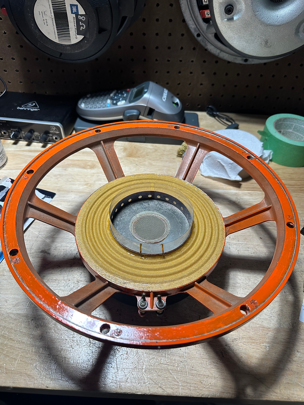 Thumbnail: JBL Orange Basket D120f (K120) 8 ohm 12”