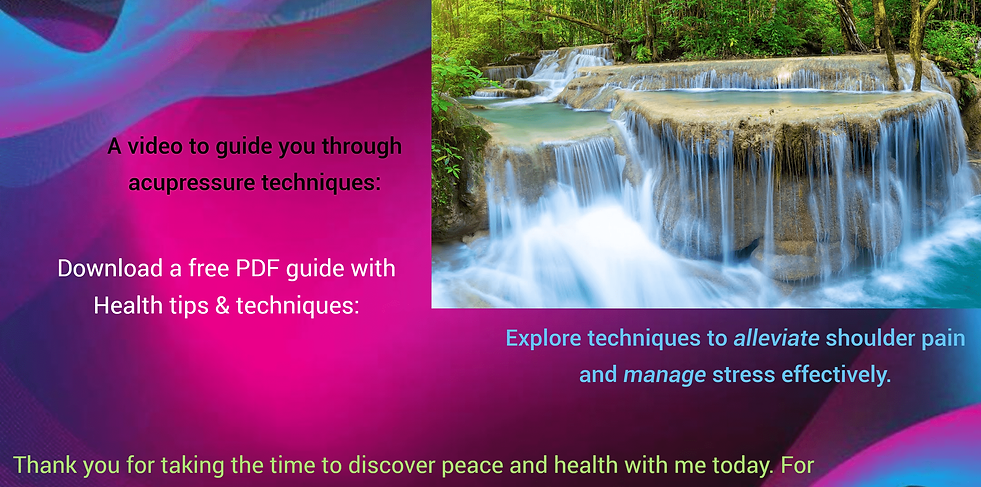 acupressure video and pdf