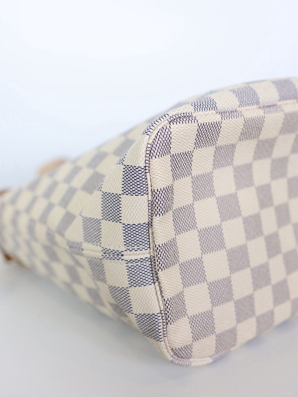縮圖：二手Lv neverfull 白色棋盤格
