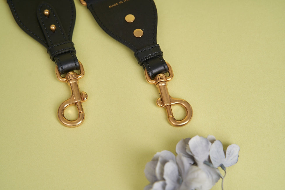 縮圖：Dior 全新 經典刺繡寬肩帶✨