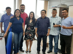 Prefeito vai à SAGRIMA tratar sobre o término do prédio da fábrica de Beneficiamento de Pescado e Ma