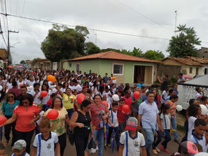 Primeira caminhada da mulher vimarense realizada nesta terça-feira