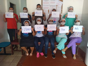 Equipe de funcionários do hospital de Guimarães alerta para a prevenção do Coronavírus