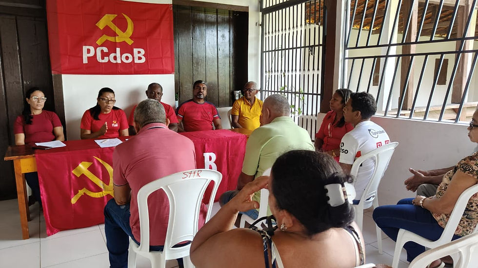 CONFERÊNCIA MUNICIPAL DO PC DO B RECONDUZ DIRETORIA EM GUIMARÃES MA