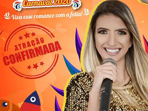 Carnaval 2020: Confirmada a presença de MAYARA LINS. "Viva esse romance com a folia"!