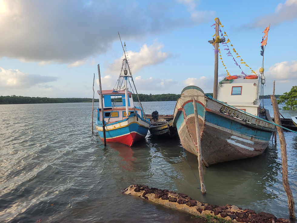 Porto do Guarapiranga: onde tudo começou, onde a história de Guimarães lançou suas primeiras raízes e encontrou seu caminho para o mar.