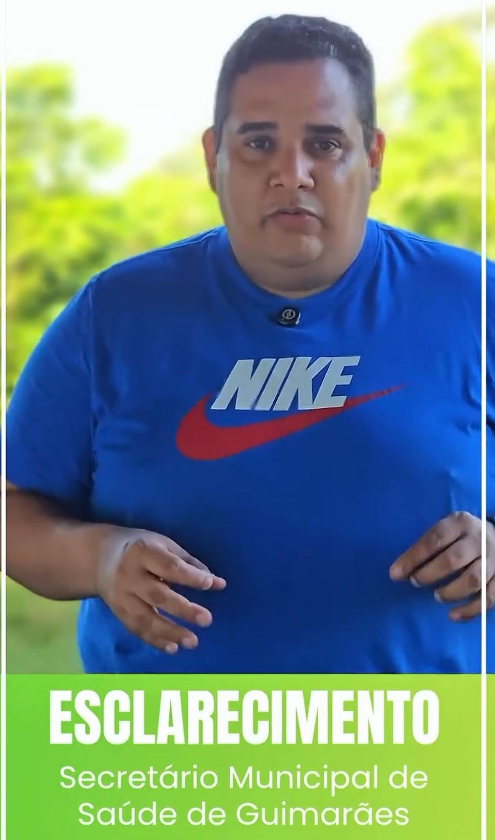 SECRETÁRIO OLAVO GUIMARÃES SE PRONUNCIA EM VÍDEO APÓS DENUNCIA SOBRE FALTA DE AMBULÂNCIA