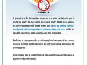Prefeitura de Guimarães no combate ao CONORAVÍRUS