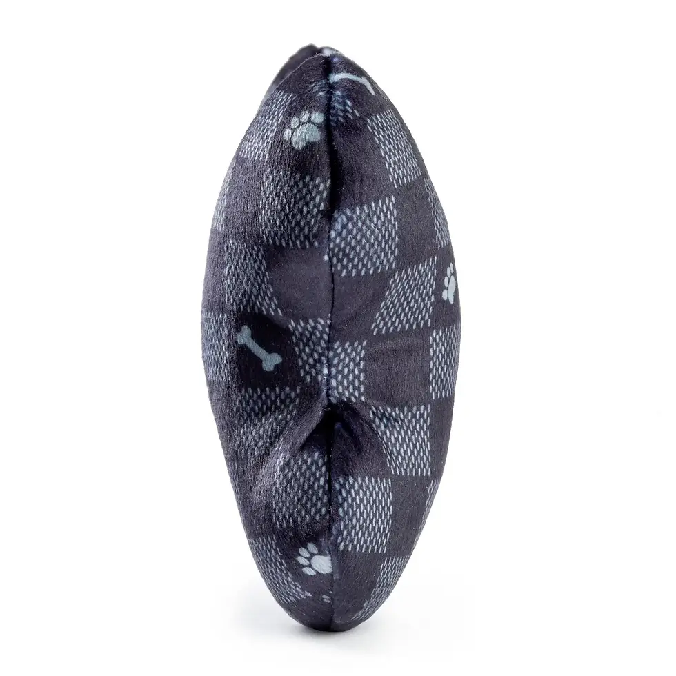 Thumbnail: Chewy Vuitton Checkered Bone - Black