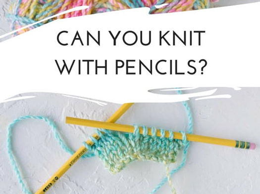 Learning To Knit With Pencils